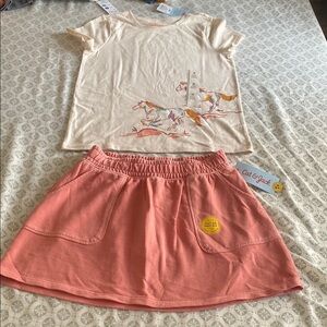 Cat & Jack Pink A-Line Skirt with Elastic Waistband